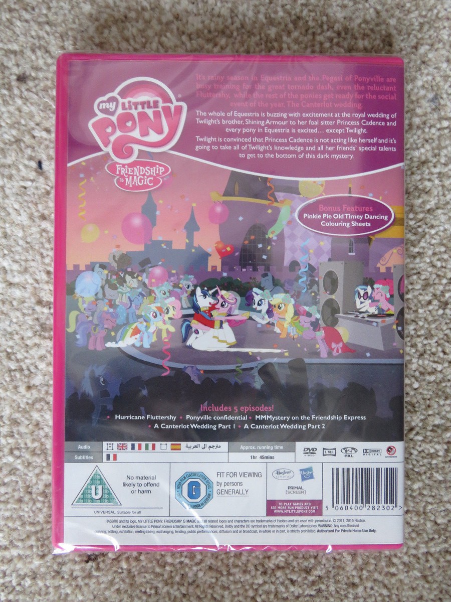 MY LITTLE PONY FRIENDSHIP IS MAGIC A CANTERLOT WEDDING NEW DVD - Main Image