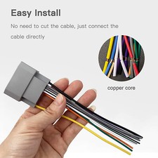 Replacement Radio Stereo Adapter Antenna Adapter HarnessFor Dodge/Jeep/Chrysler