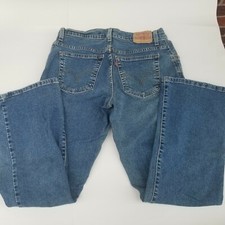 Vintage 90 s Levis 550 Denim Mom Jeans High Waist Tapered Leg Relaxed Boot Cut