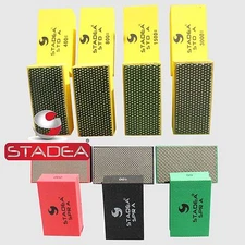 Diamond Hand Polishing Pads Set  Granite Concrete Marble Stone Glass By Stadea