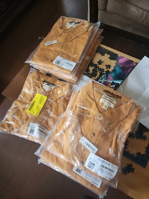 Amazon Basics Goodthreads Dark Golden Yellow Xl Xxl Xlt Look  