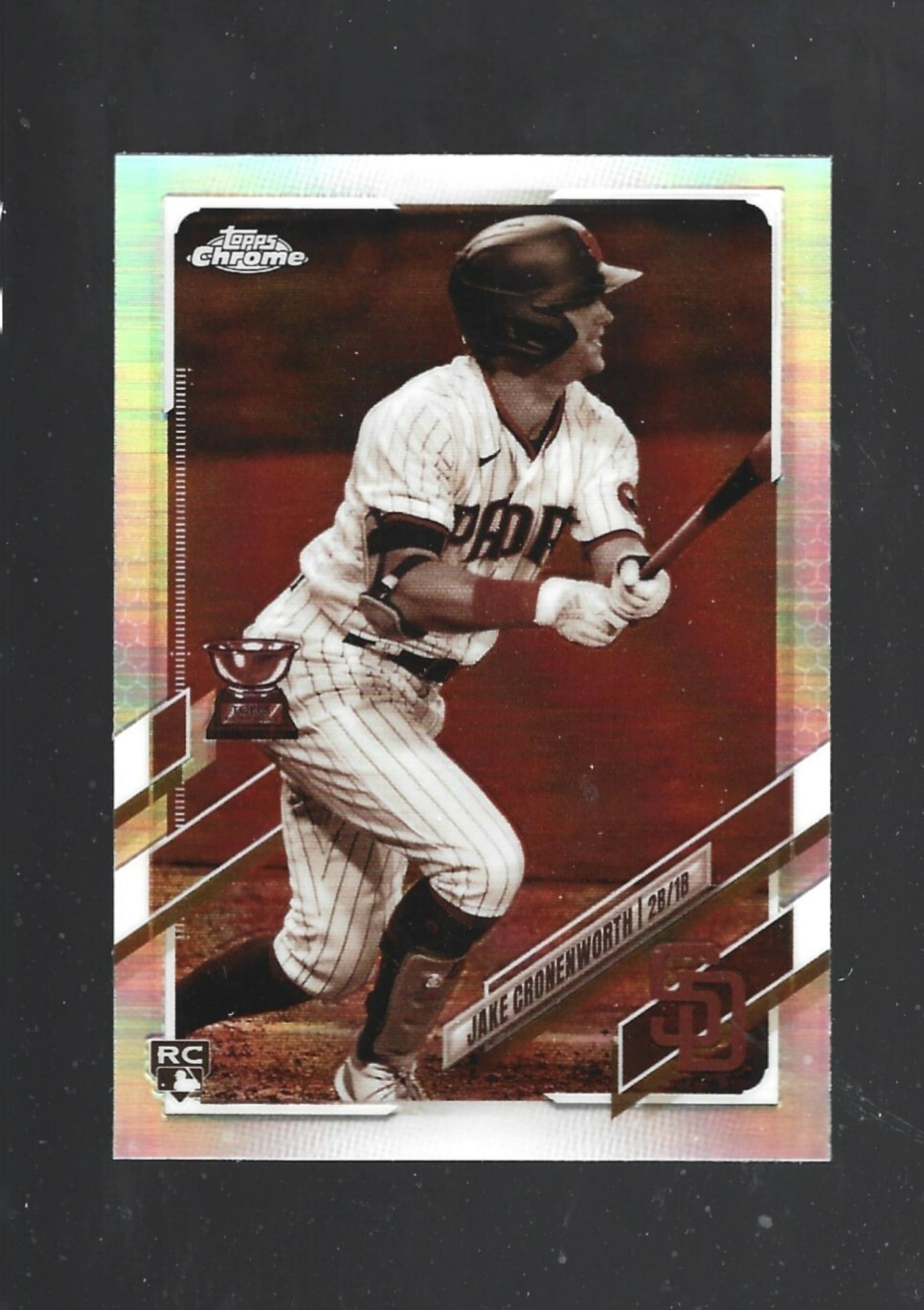 2021 Topps Chrome Sepia Refractor #49 Jake Cronenworth RC, San Diego Padres