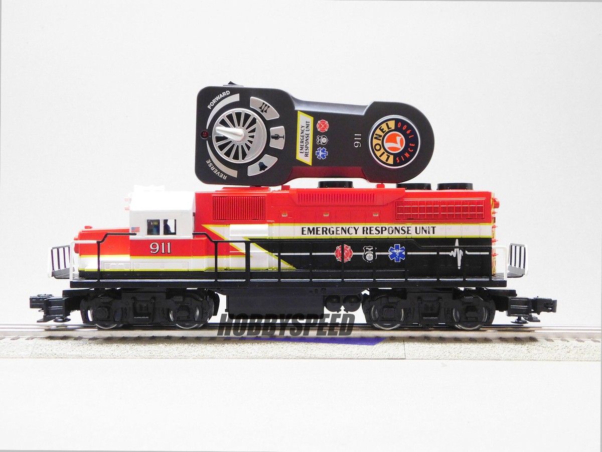 LIONEL EMERGENCY RESPONSE LIONCHIEF DIESEL LOCOMOTIVE #911 O GAUGE