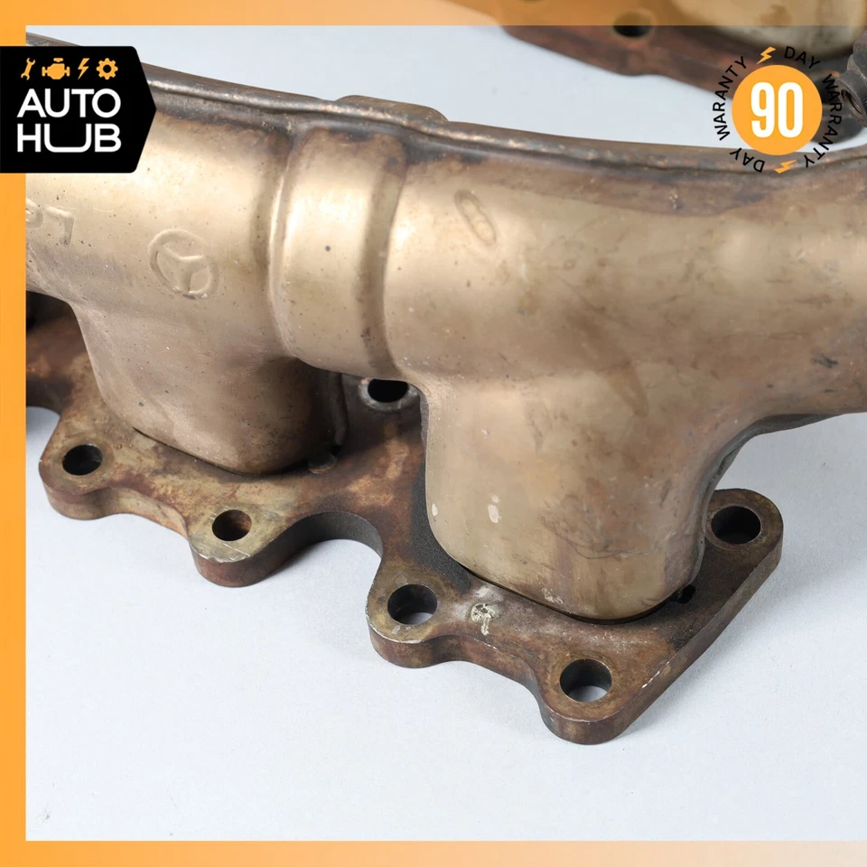 94-95 Mercedes R129 SL320 S320 SL320 M104 Juego de 2 colectores de escape OEM Foto 3 de 4