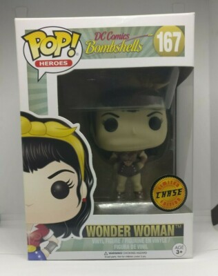 Funko POP! 167 Wonder Woman Bombshells Limited Chase Sepia Edition