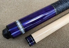 McDermott Star Series SP10 Pool Cue, Purple Pearl Inlays Choice Shaft Dia & Wght