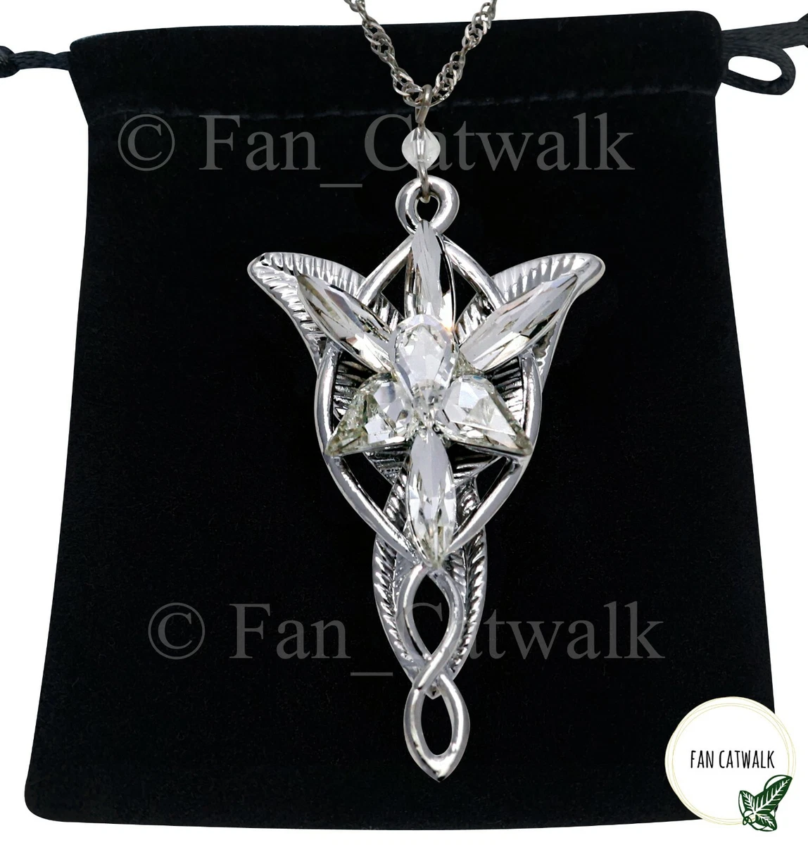 Collana Il Signore Degli Anelli - Stella Della Sera Di Arwen In Argento 925 Con Catena Regolabile, Gioiello Hobbit - 6