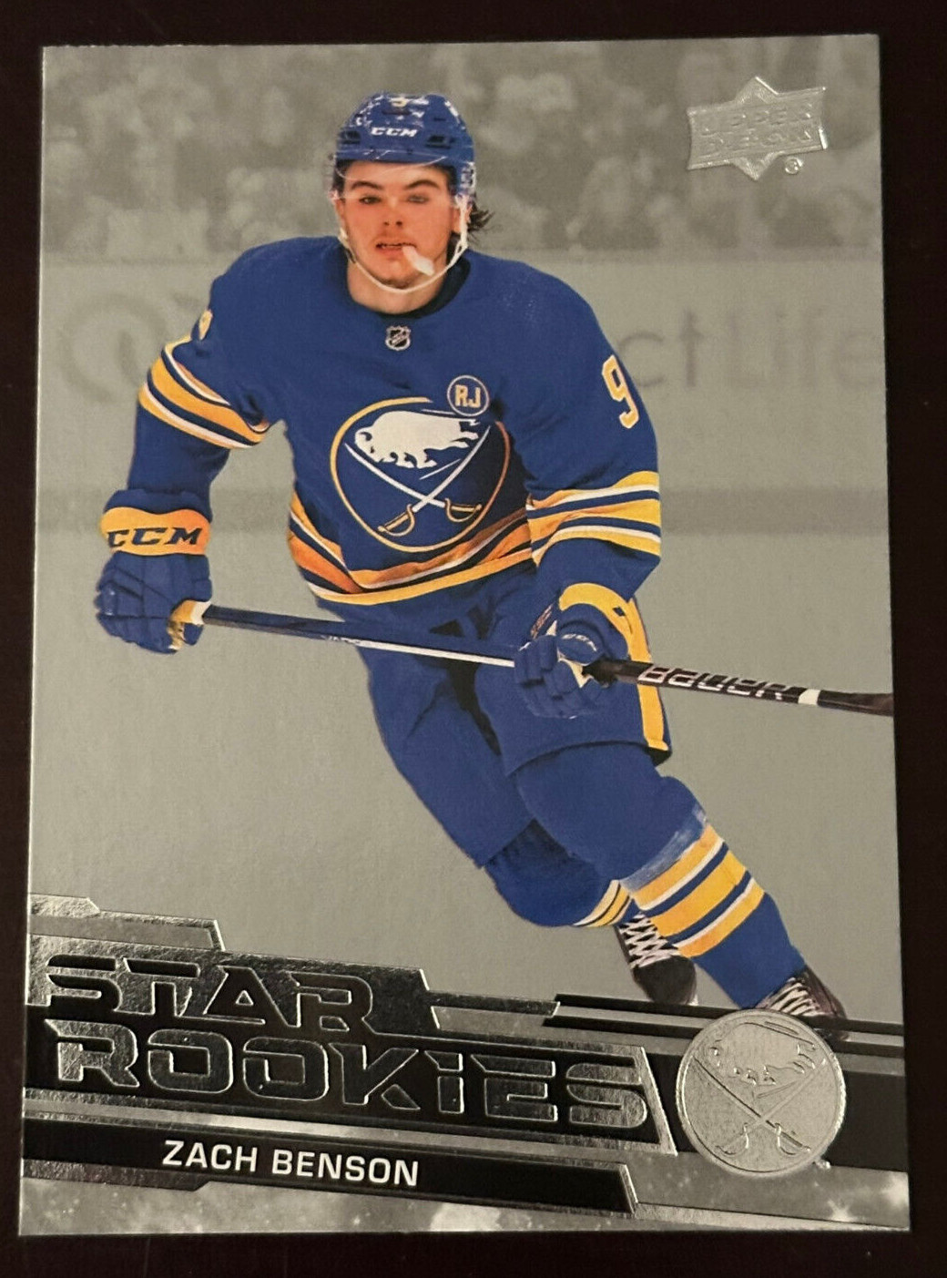 2023-24 Upper Deck Star Rookies Base Zach Benson Buffalo Sabres RC #25