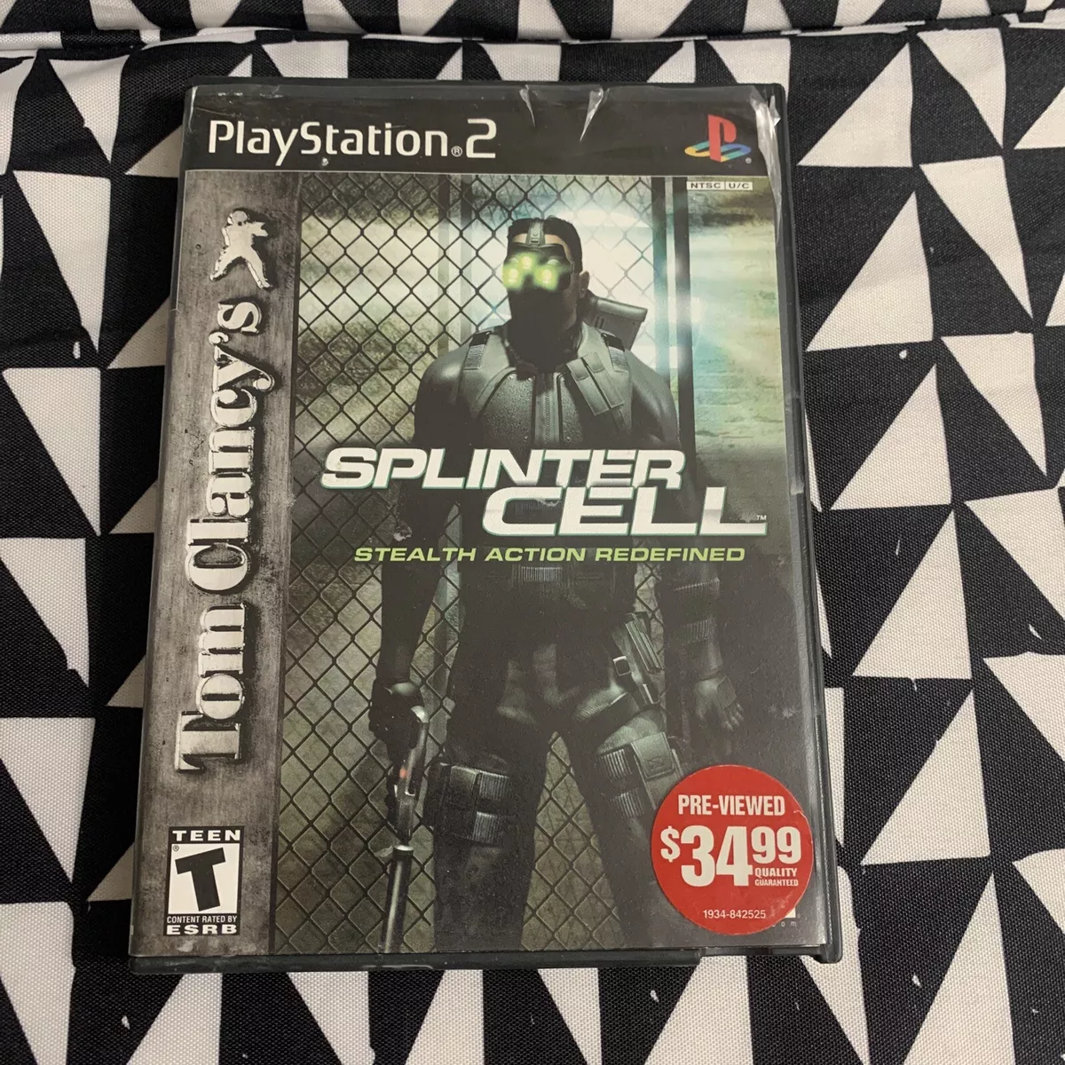 Tom Clancy's Splinter Cell Stealth Action (Sony PlayStation 2 PS2) MANUAL  ONLY