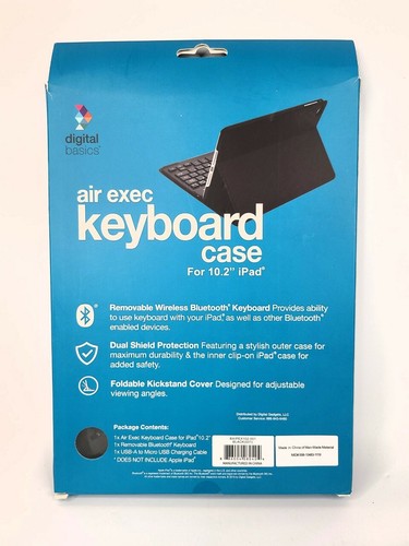 Custodia tastiera Bluetooth per iPad 10,2", cover cavalletto, oro rosa argento nero - Foto 6 di 14