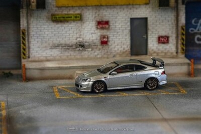 TARMAC Honda Integra Type-R DC5 無限 1/64 Preorder] Tarmac Works 1:64 Honda Integra TYPE R DC5 Custom Blue