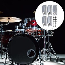 Single End Alloy Snare Drum Lugs Hardware 1.89 Inch with Black Screw Set of 5