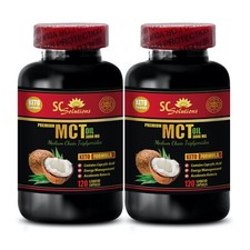 energy and focus supplement - MCT OIL PREMIUM 3000MG - weight loss - 2 Bottles