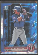2022 Bowman Draft Chrome Sapphire Yeison Morrobel #BDC-58