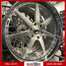 Forgiato S206 26x10.5 6x139.7 Brushed-chrome Lip - Gmc-chevy Forgiato S206 26x10.5 6x139.7 Brushed-chrome Lip - Gmc-chevy