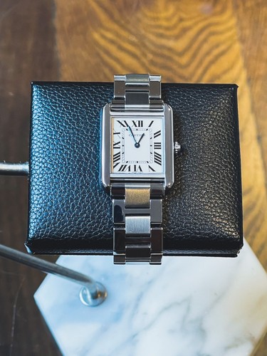 Cartier Tank Solo 3170 Ladies Watch 24mm x 31mm Quartz Box and Papers - Picture 3 of 14