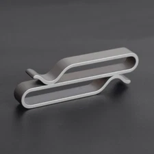 Titanium Alloy Keychain w/ 30MM Key Ring Portable Waist Belt Hanging Buckle EDC