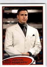 2012 Topps WWE #77 Justin Roberts