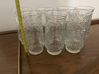 1960’s Crinkle/Bark Clear Glassware Lot of 7 — photo 7