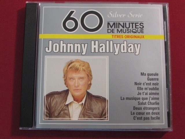 JOHNNY HALLYDAY SILVER SERIE 15 TRK GERMAN IMPORT CD CHANSON ROCK/POP ROCK OOP - Image 4 of 4