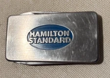 Gentlemens Vintage Imperial Hamilton Standard Nail File Knife Money Clip 