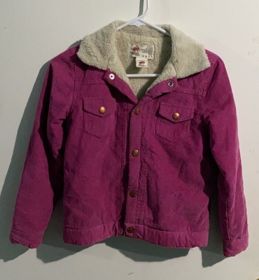 sherpa lined jacket pink