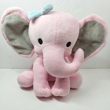 Bedtime Originals Twinkle Toes Pink Elephant Plush Hazel Stuffed Animal Toy