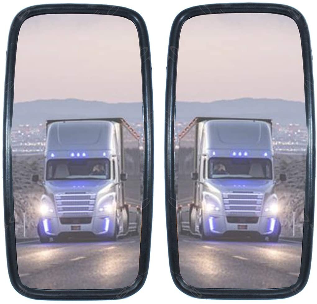 2x Side Wing Mirrors fit Truck Caravan Bus Lorry Universal 14
