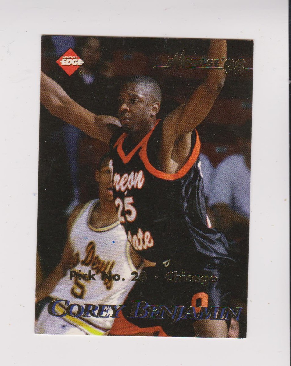 1998 Collector's Edge Impulse #15 Corey Benjamin rookie, Oregon