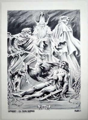 BRAN MAK MORN Limited Edition Art Print 5 Frank Brunner art 1976 Spirits