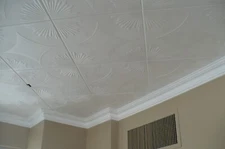 Home Decor Foam Glue-up Ceiling Tile R14W (274.56 s/f/Case) Pack of  104 White