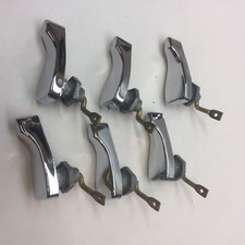 LOT OF 6 LEFT HAND TANK LEVER CHROME POLISHED 