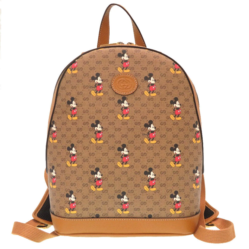 GUCCI Disney x GUCCI Small Supreme Backpack Bag Beige 552884