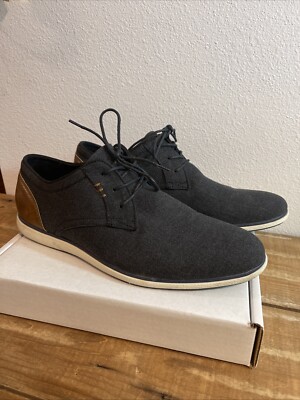 Restoration Lace Up Oxfords Mens Shoes 12 M Dark Gray Brown Casual Callaghan