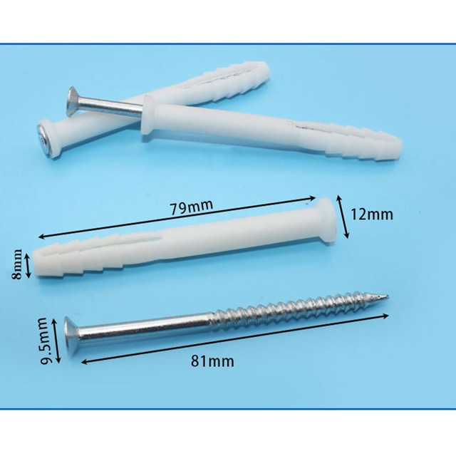 M8 Self Tapping Screw with Plastic Pipe, Drilling Expension Tube Wall
