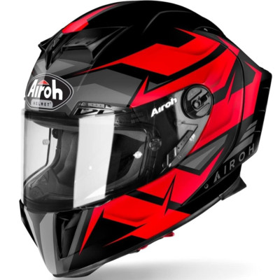 CASCO INTEGRALE AIROH GP550 S WANDER RED MATT ROSSO NERO OPACO MOTO SCOOTER