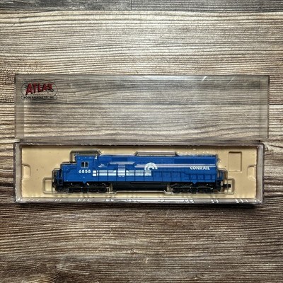 Atlas N Scale 49008 EMD SD-60 Conrail Diesel Locomotive #6858 Blue Train Unteste