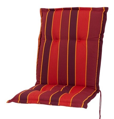 Auflage Niederlehner Naxos extra 20208-3 terracotta-rot Streifen 105x94x6 cm Sun