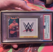 Topps 2016 Heritage WWE John Cena Gold Patch     1 /10 PSA GEM MT 10 pop 1