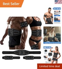 Muscle Stimulator Abs Trainer Body Toning Equipment Fitness Gear for Men Women