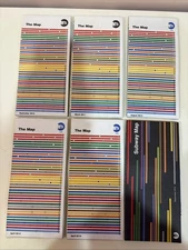 Lot of (6) Vintage 2010 2011 2012 2013 2014 2015 New York City Subway Map Maps