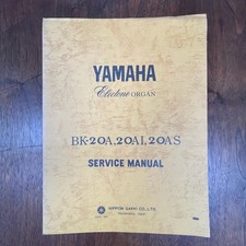VINTAGE YAMAHA ELECTONE ORGAN BK-20A, 20AI, AND 20AS SERVICE MANUAL