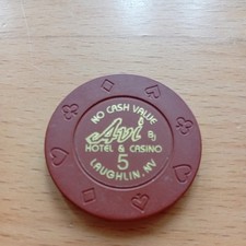 AVI   Casino Chip $ 5,00  ncv, Laughlin,Nevada