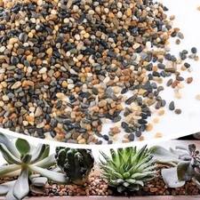 7lb 1/4" Polished Pebbles for Plants Potting,Succulents Aquarium Fish Tank Vases