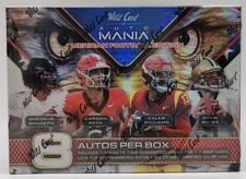 Wild Card auto Mania American Football Hobby Box 2024