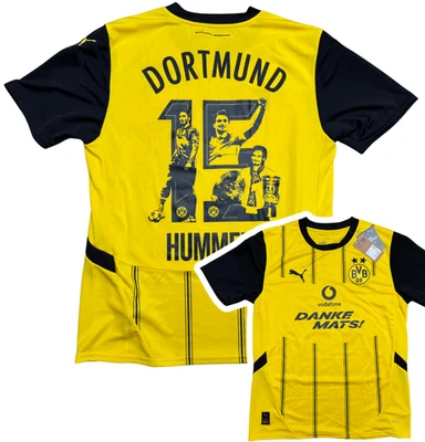 Dortmund Trikot Gr. M 2024/25 - HUMMELS - Heim Abdschied BVB Shirt 2025 Neu - Bild 1 von 4