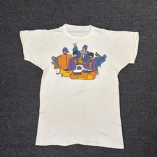 RARE Vintage Original 70s BEATLES T Shirt Yellow Submarine Promo Tee Small Adult