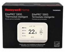Honeywell Home THX900W1 ElitePRO S900 Smart Thermostat WiFi Touchscreen White