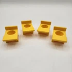 Fisher Price Little People Four Yellow School Desks 1970s Vintage