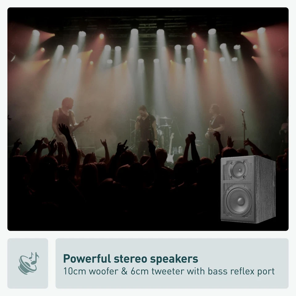 Panasonic Compact Stereo System with CD Player, Bluetooth, FM Radio and USB ... - Image 3 of 4